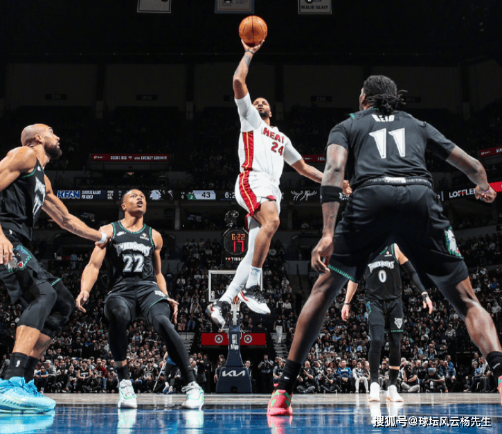 实力碾压。森林狼122-94轻取热火，爱德华兹26分救主