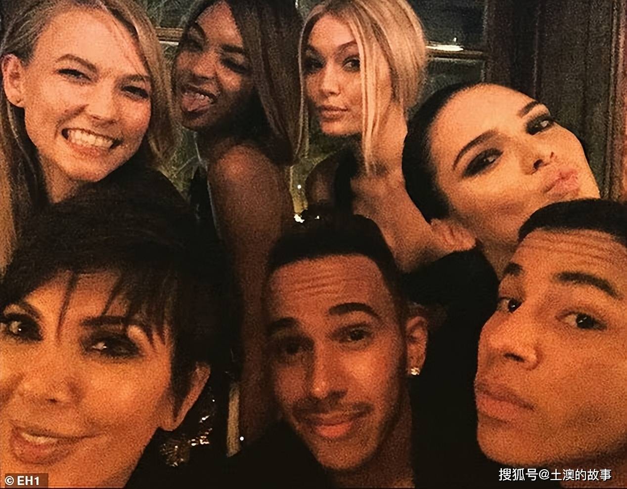 金·卡戴珊恋上F1车王汉密尔顿，前夫坎耶醋意藏不住